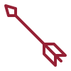 archery icon maroon